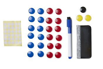 Magnetset och penna