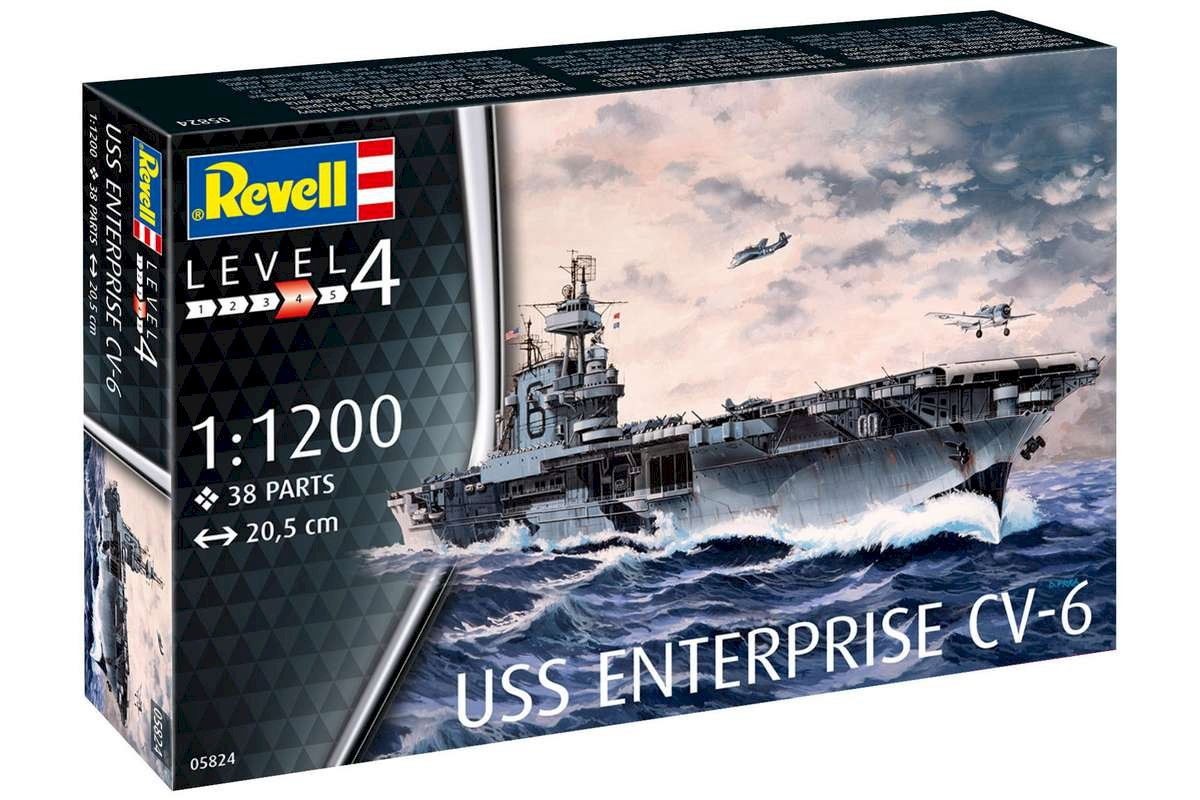 Revell Modellbåt USS Enterprise CV-6