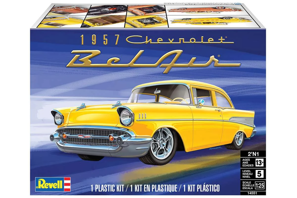 Revell Modellbil 57 Chevy Bel Air 1:25