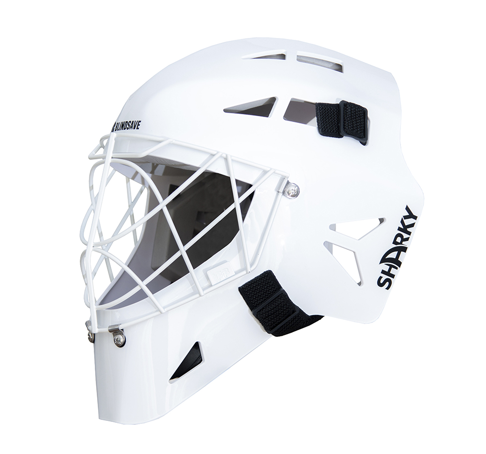 Blindsave Goalie Mask Sharky - vit - 2