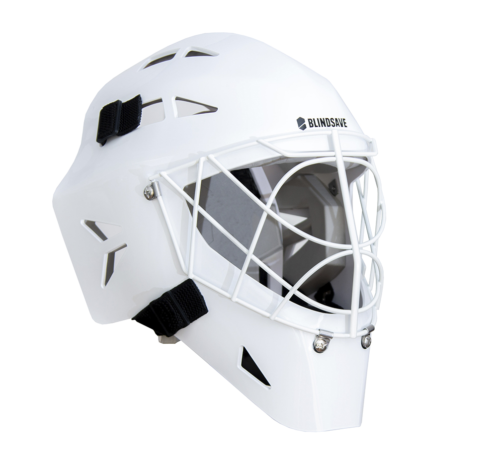 Blindsave Goalie Mask Sharky - vit