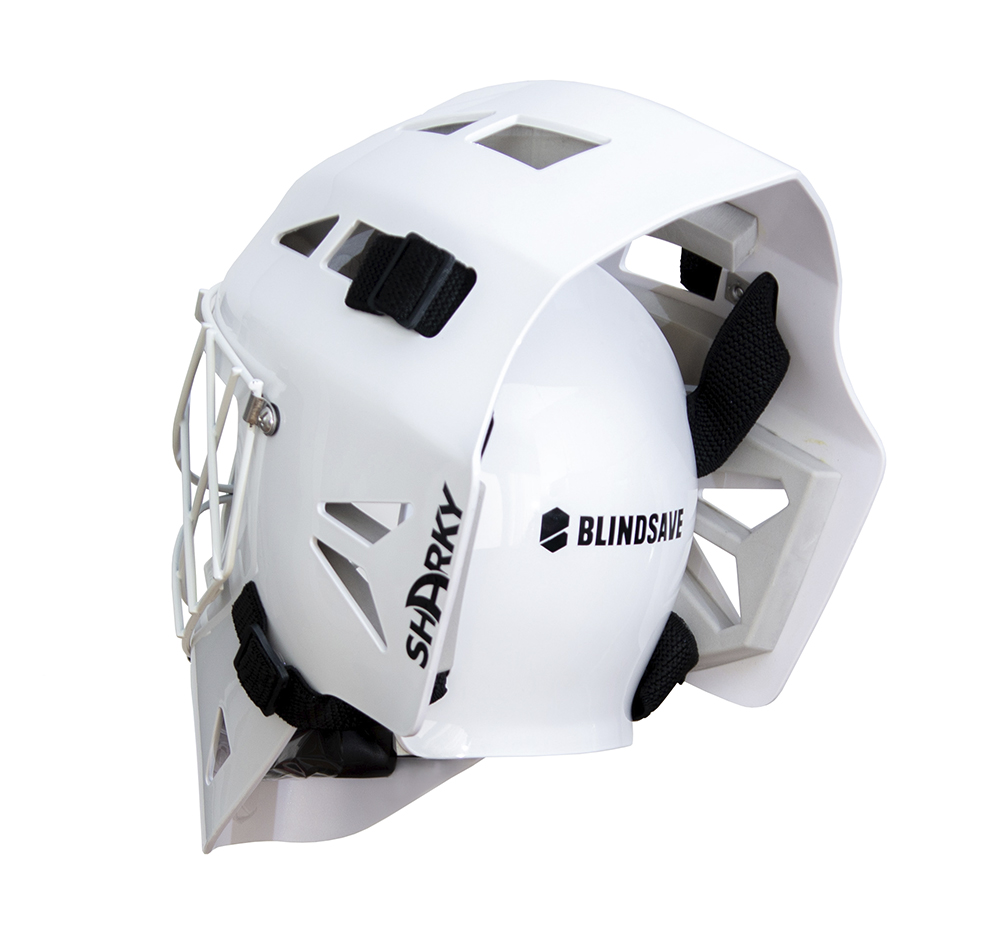 Blindsave Goalie Mask Sharky - vit - 5