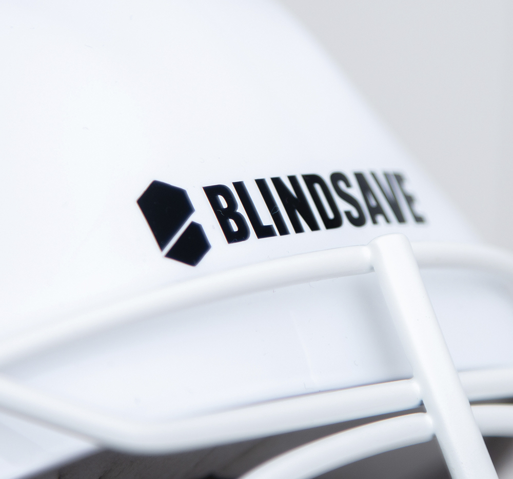 Blindsave Goalie Mask Sharky - vit - 6