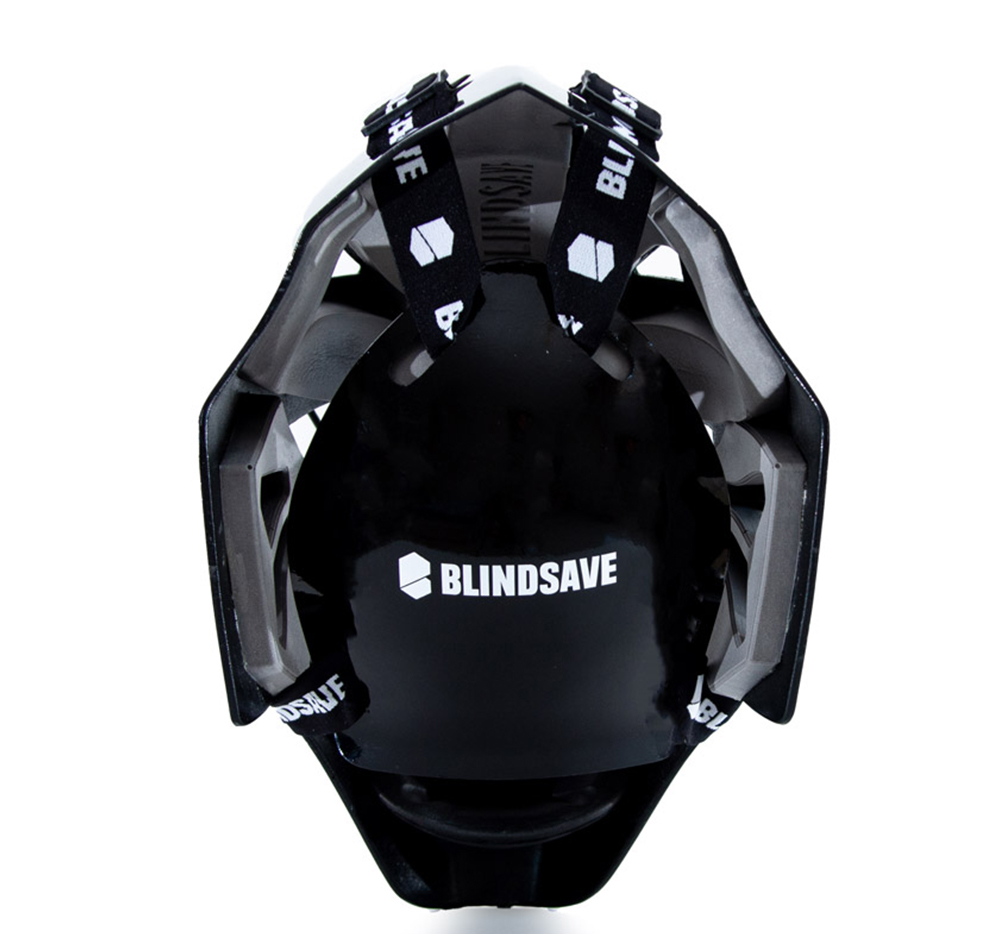 Blindsave Goalie Mask Sharky - svart - 5