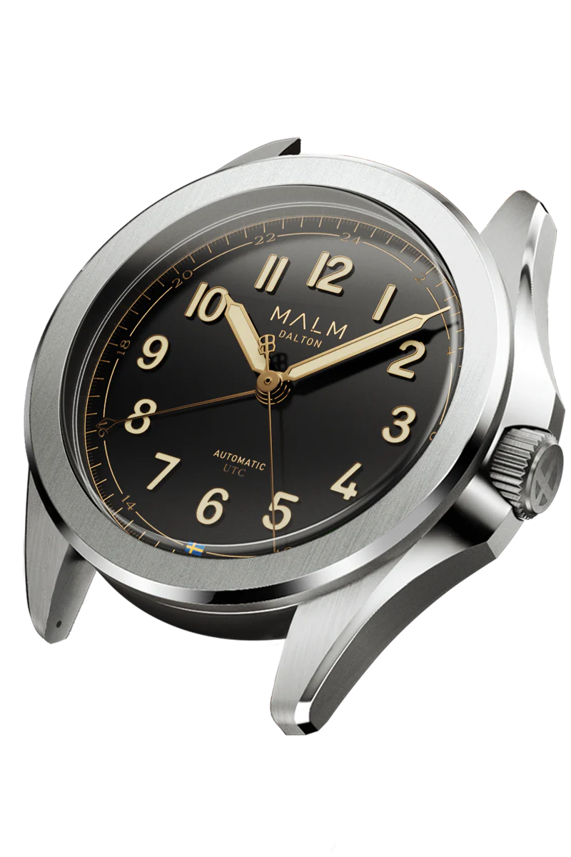 MALM Dalton Black UTC Automatic 38 Länk i rostfritt stål - 3