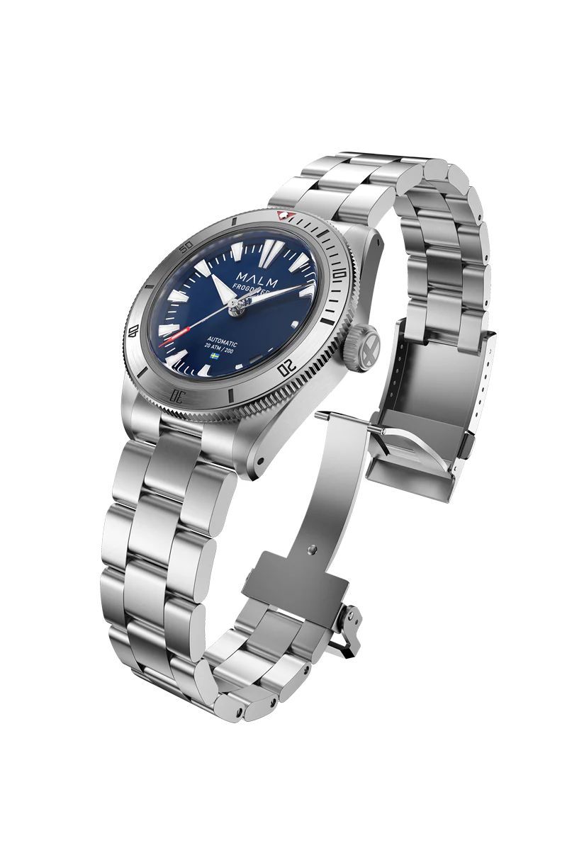 MALM Frogdiver II Blue 39 Swiss Automatic MW-FDIIBLU39 - 2