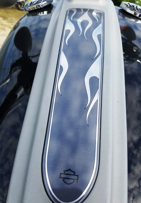 Dash Insert Kit, Chr Flame, Fxcw/C Rocker - 2