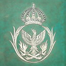 Wilhelm Kåge (Argenta 1932) Quadratic Bowl with Eagle Motif 21 cm