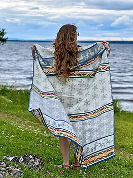 Kerstin Landström - Wool Blanket Laponia