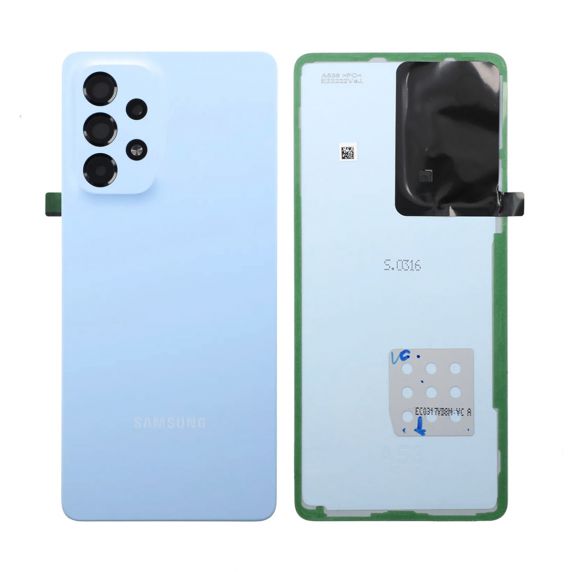 Samsung Galaxy A53 Baksida med tejp - Blå