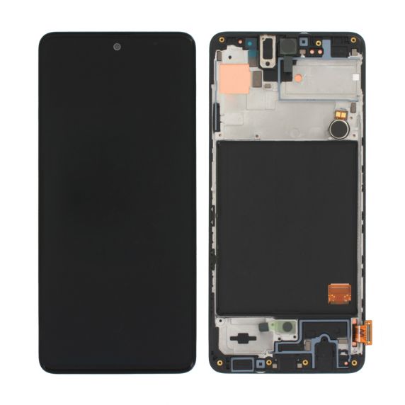Samsung Galaxy A51 5G LCD Skärm med Display  - Svart
