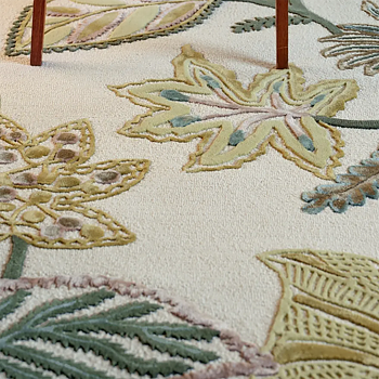 Foglia Decorativa Moss Rug - Designers Guild