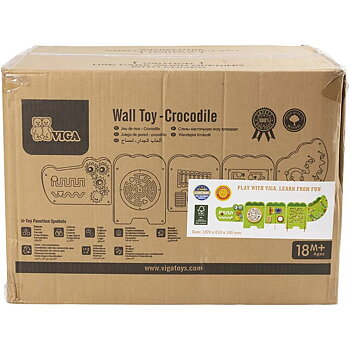 VIGA lekvägg krokodil