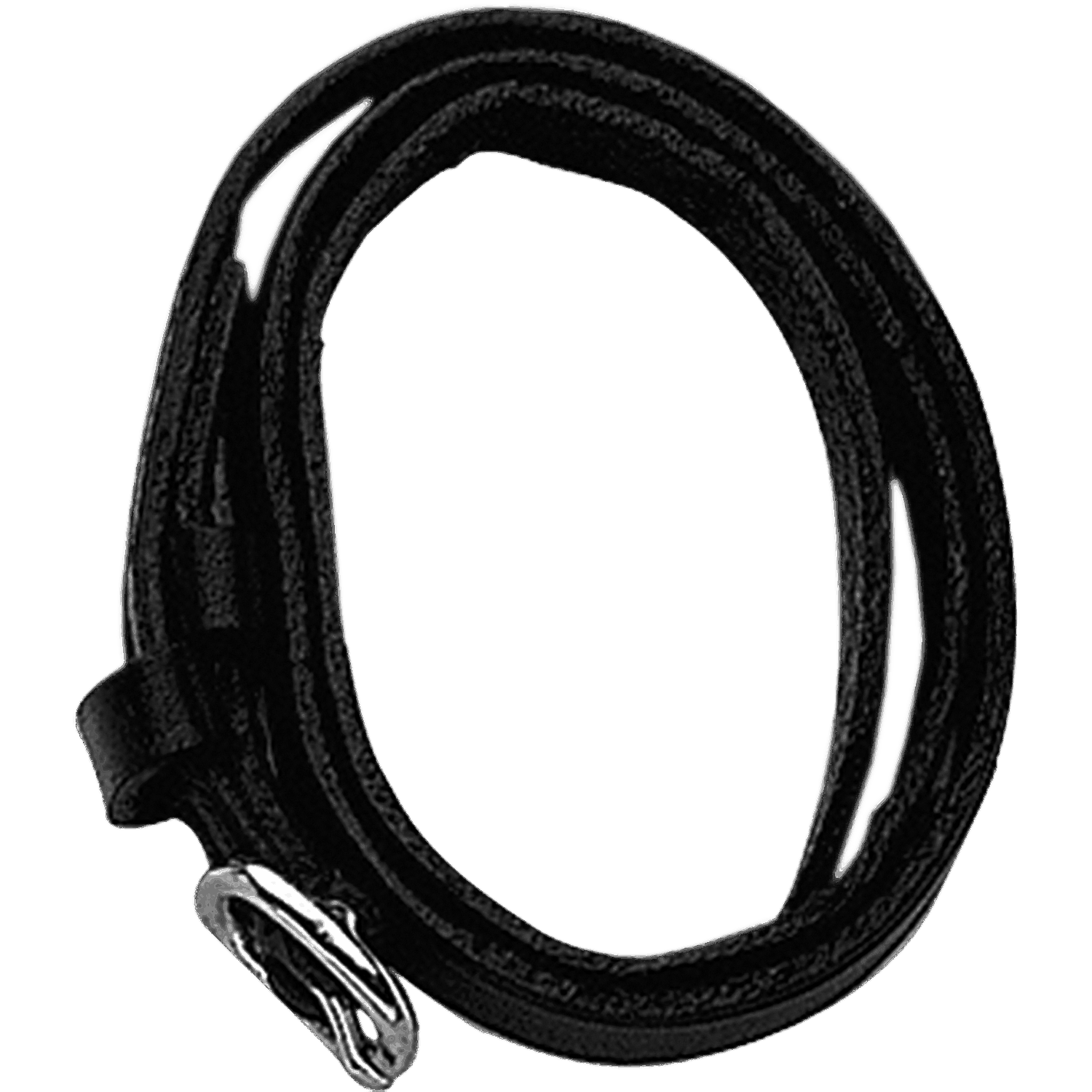 Sprenger KK Läder Curb Strap 59 cm - Svart  