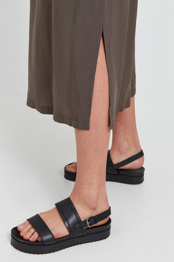 Pulz - PZNelly  Long Dress Wren - 5