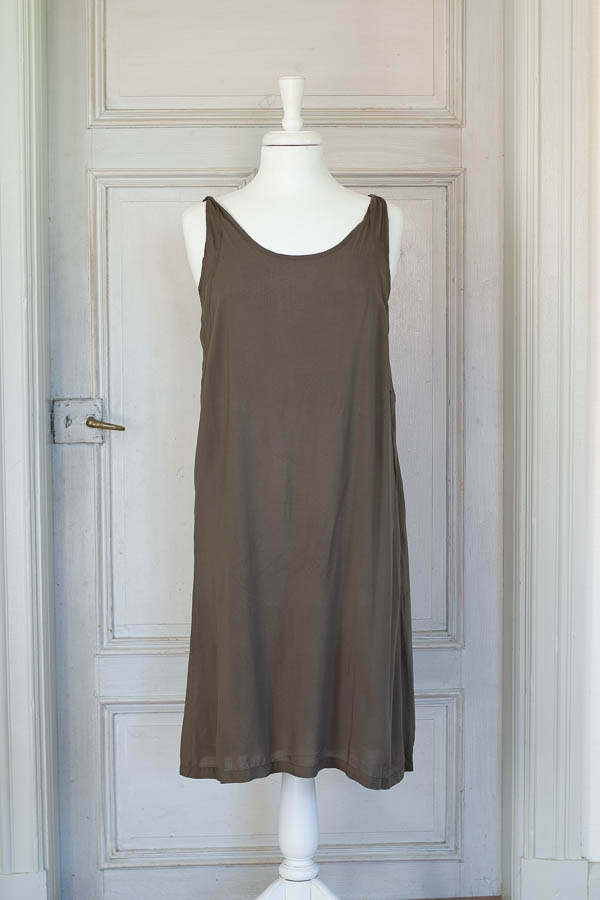 Pulz - PZNelly Short Dress Olive Night