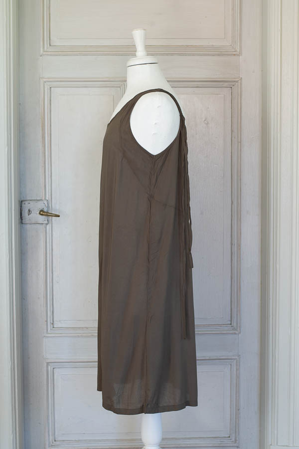 Pulz - PZNelly Short Dress Olive Night - 4