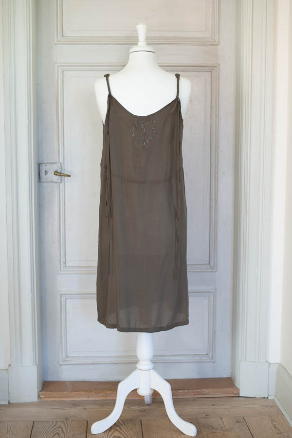 Pulz - PZNelly Short Dress Olive Night - 3