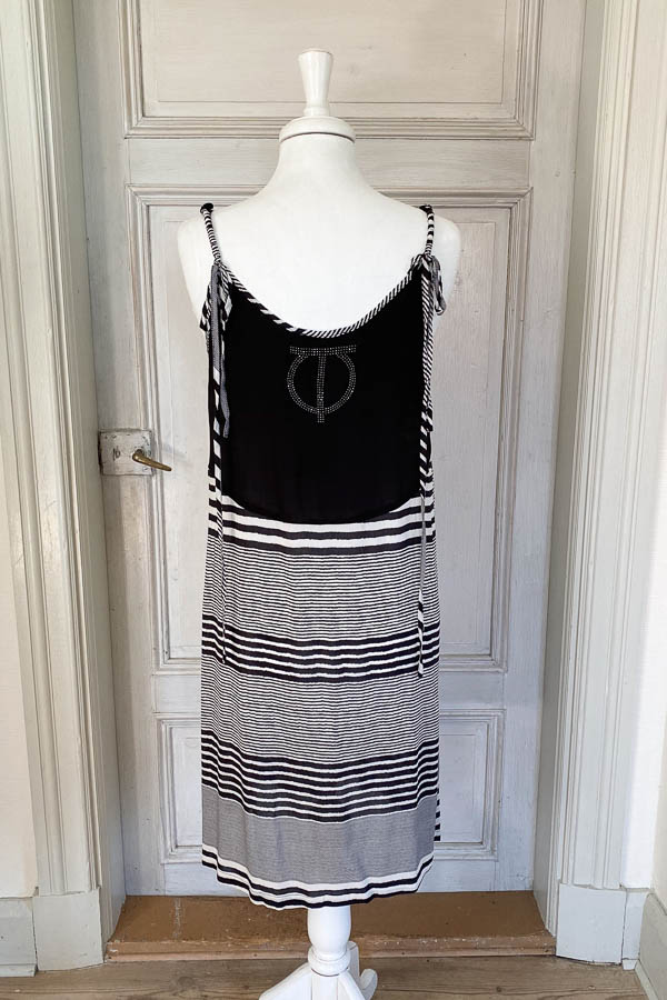 Pulz - PZNelly Short Dress Black White Stripe - 3