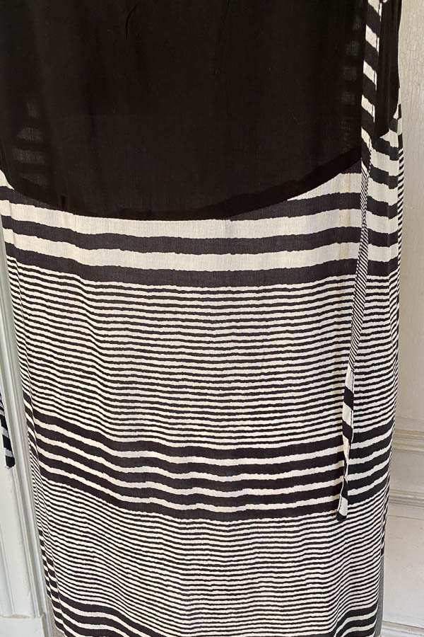 Pulz - PZNelly Short Dress Black White Stripe - 5