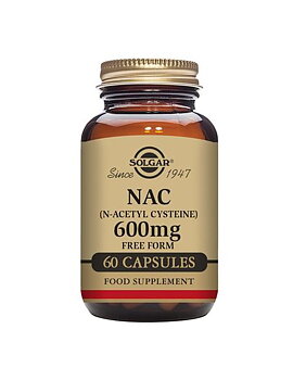 NAC (N-Acetyl L-Cysteine) 600 mg, 60 caps Solgar
