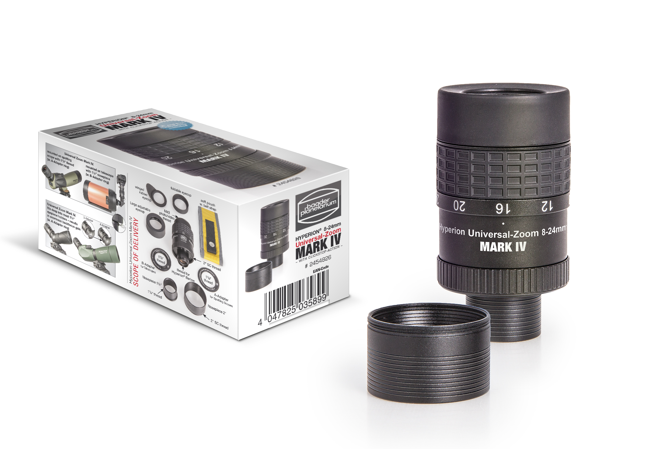 BAADER-PLANETARIUM HYPERION ZOOMOKULAR -  8-24 MM, MK IV - 3