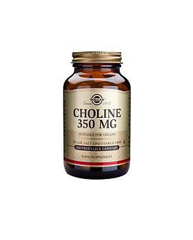Choline 350 mg, 100 caps Solgar