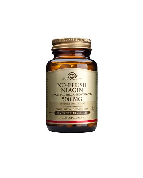 No-Flush Niacin, 50 caps Solgar