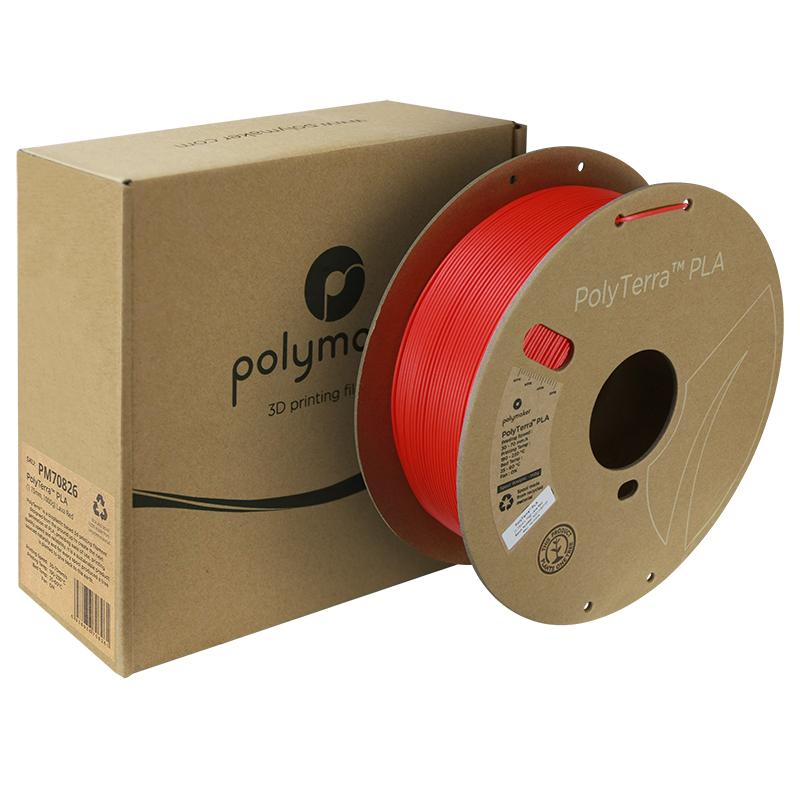 PolyTerra PLA Filament (1.75mm, 1Kg) - Lava Red - 2