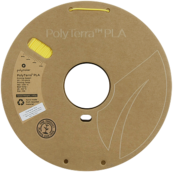 PolyTerra PLA Filament (1.75mm, 1Kg) - Savannah Yellow