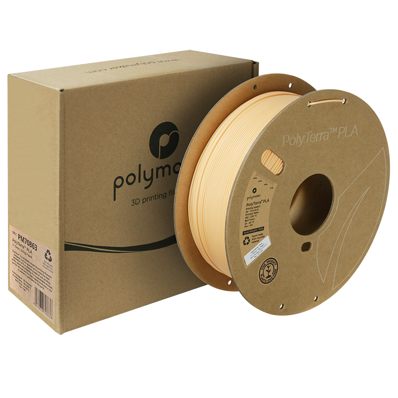 PolyTerra PLA Filament (1.75mm, 1Kg) - Peach - 2