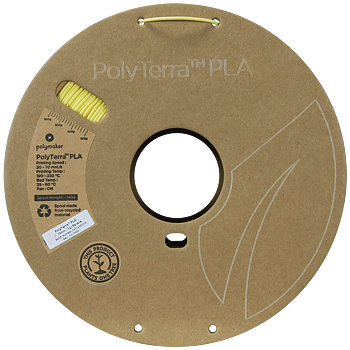 PolyTerra PLA Filament (1.75mm, 1Kg) - Banana