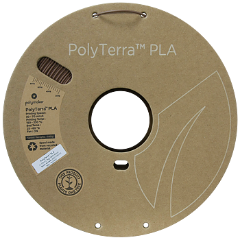 PolyTerra PLA Filament (1.75mm, 1Kg) - Earth Brown