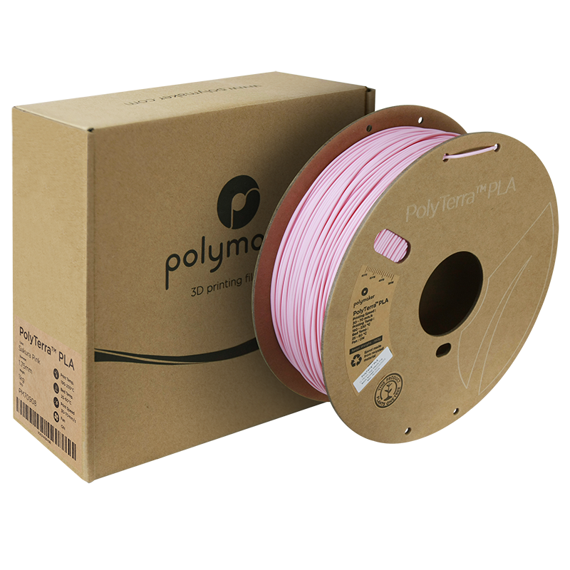 PolyTerra PLA Filament (1.75mm, 1Kg) - Sakura Pink - 2