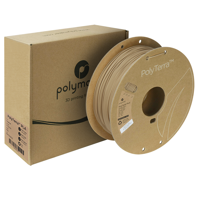 PolyTerra PLA Filament (1.75mm, 1Kg) - Peanut - 2