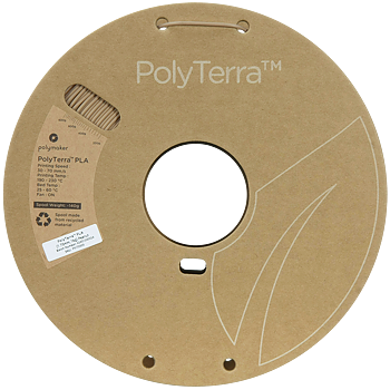 PolyTerra PLA Filament (1.75mm, 1Kg) - Peanut
