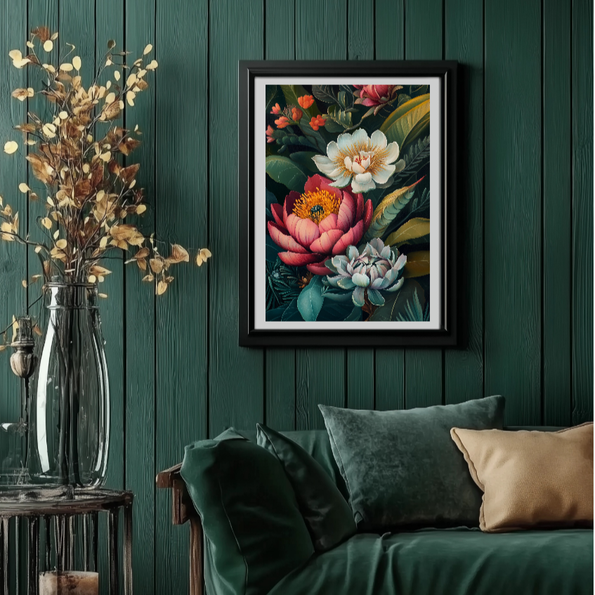 Vackra blommor poster