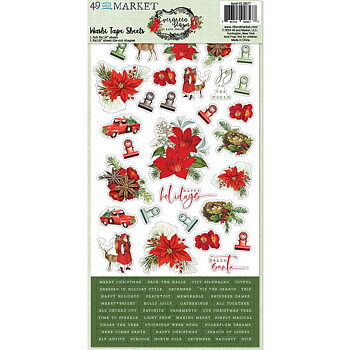 49 And Market - Washi Sheets - Evergreen Season