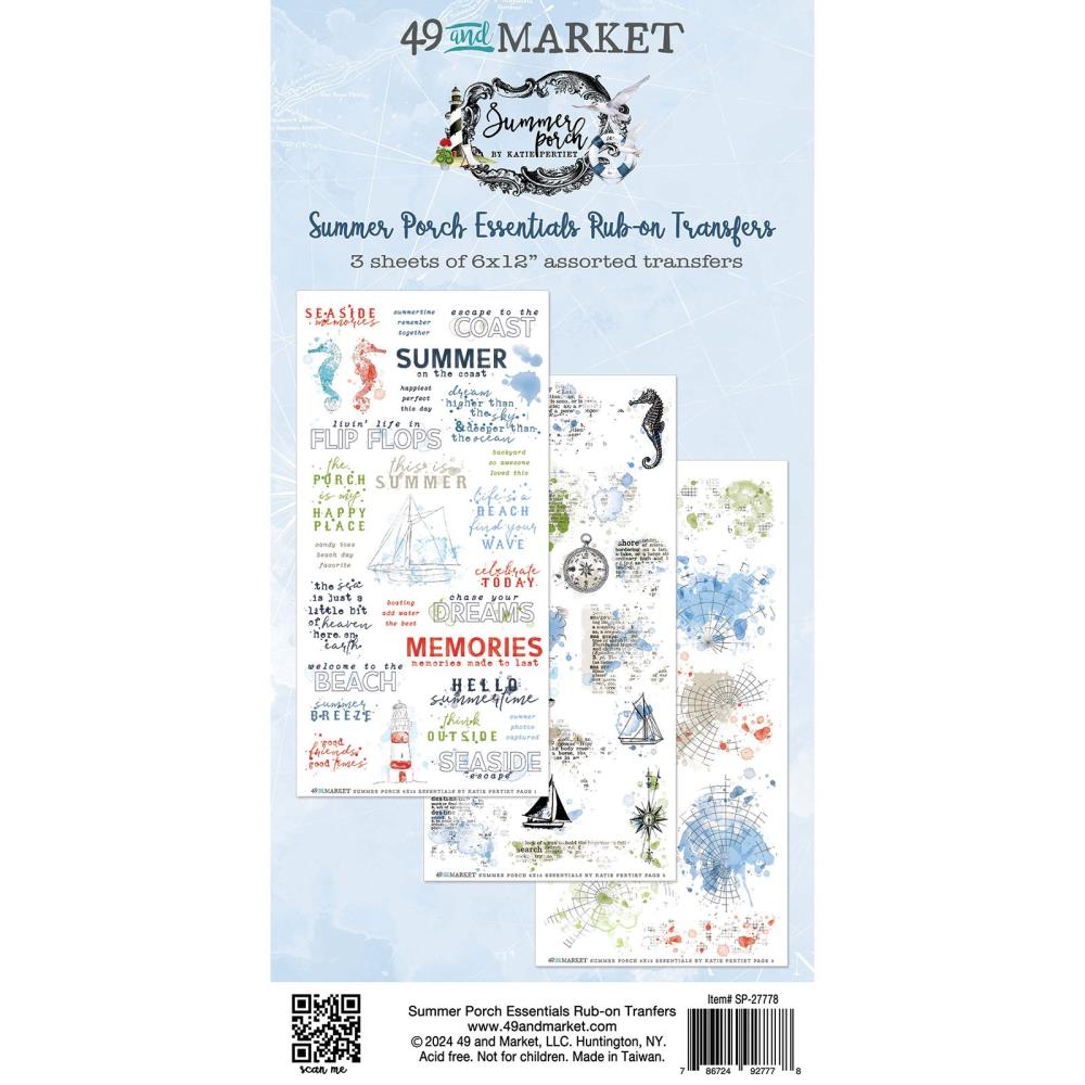 49 And Market - Rub-On Transfer Set - Essentials
