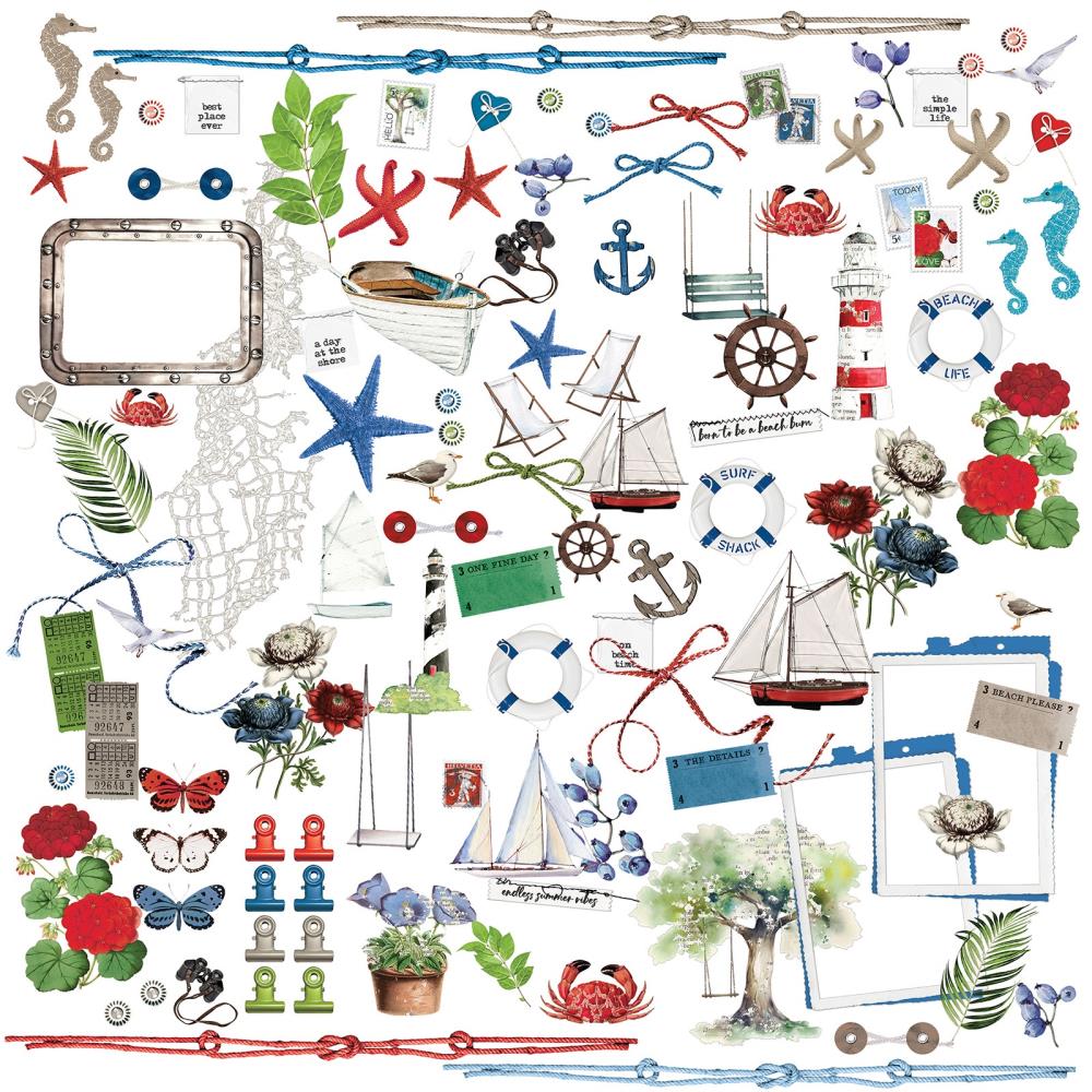 49 And Market - Mini Laser Cut Outs - By Sea, Summer Porch - 2