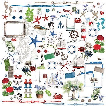 49 And Market - Mini Laser Cut Outs - By Sea, Summer Porch