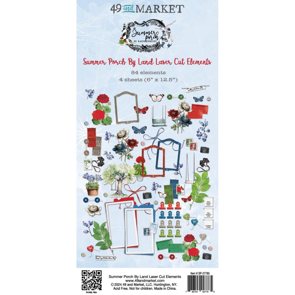 49 And Market - Laser Cut Outs - By Land, Summer Porch