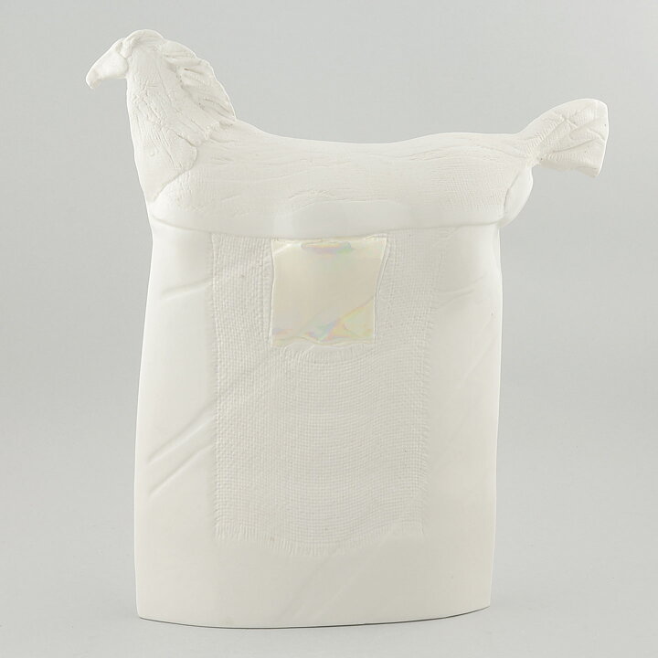 Suzanne Öhlén (Textura 1985) White Modern Horse 33 cm