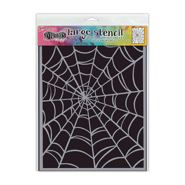 Dyan Reaveley's Dylusions Stencil 9" x  12" - Webs