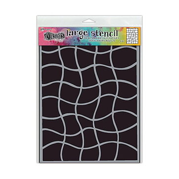 Dyan Reaveley's Dylusions Stencil 9" x  12" - Street Map