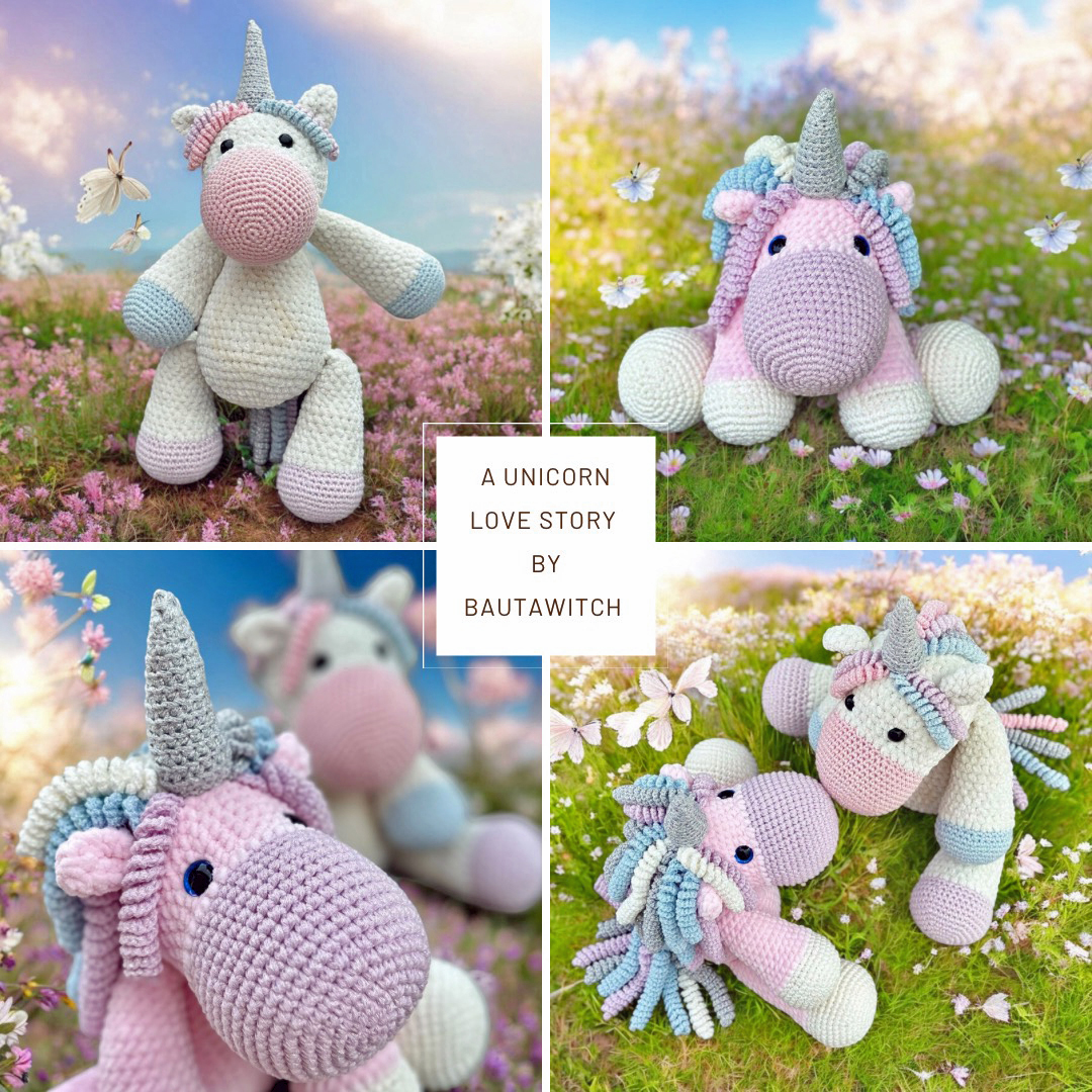 A unicorn love story - båda enhörningarna Pastelle & Glittra - 2