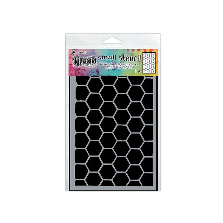 Dyan Reaveley's Dylusions Stencil 5" x  8" - Hexicomb Small