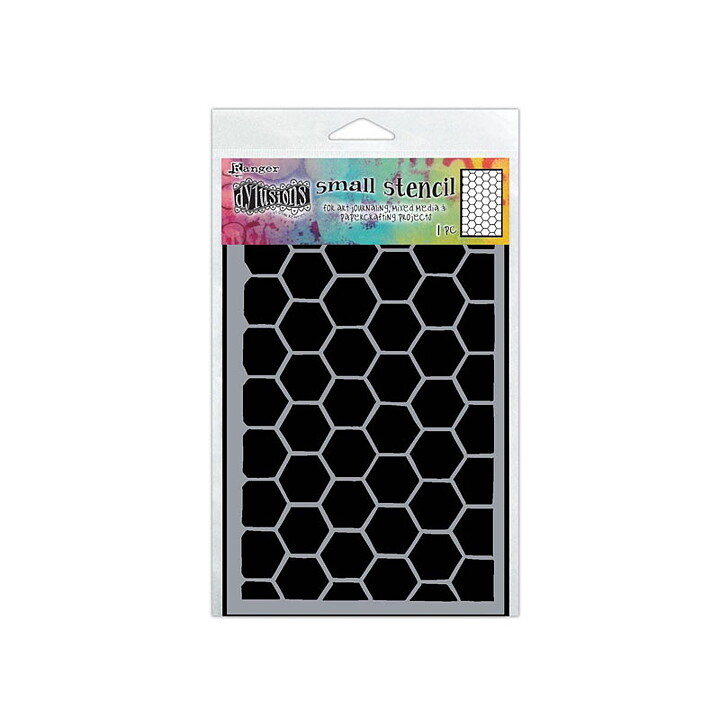 Dyan Reaveley's Dylusions Stencil 5" x  8" - Hexicomb Small
