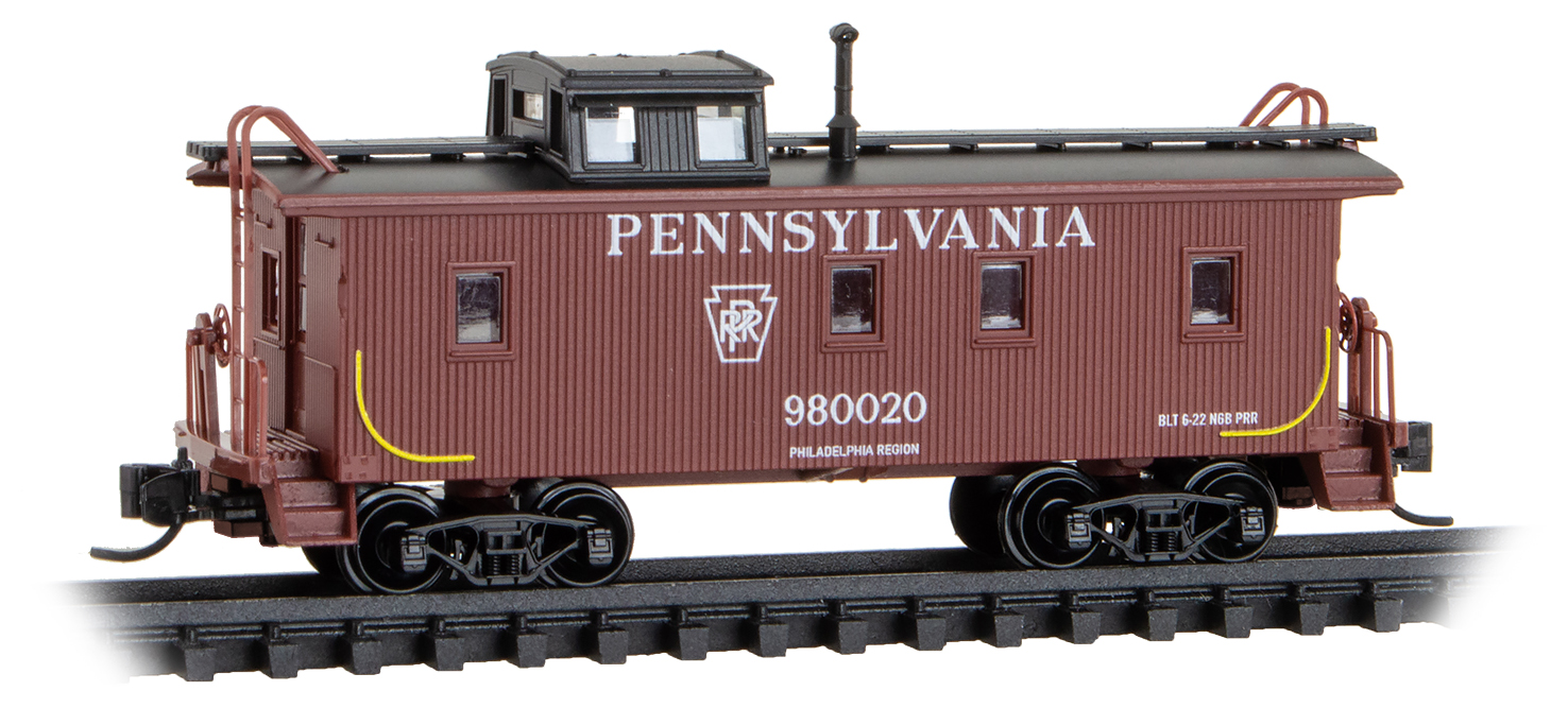 Caboose 34' wood shtd PRR #980020
