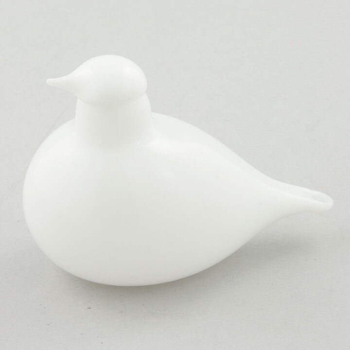 Oiva Toikka (1996) White Little Tern (Tirrit) Glass Bird 11 cm (4)